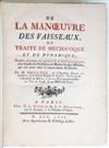 BOUGUER, PIERRE. De la Manoeuvre des Vaisseaux; ou, Traité de Méchanique et de Dynamique. 1757